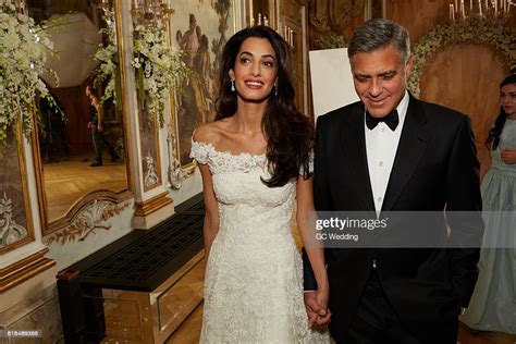 George Clooney And Amal Alamuddin Wedding On September 27 2014 In