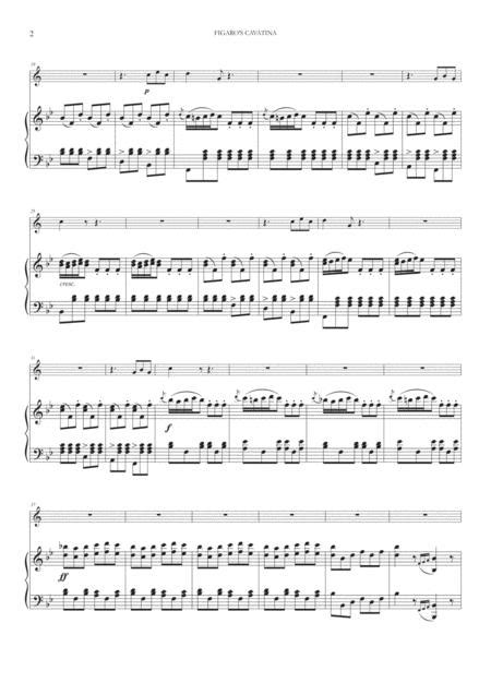 Figaros Cavatina Largo Al Factotum For Clarinet And Piano Free Music