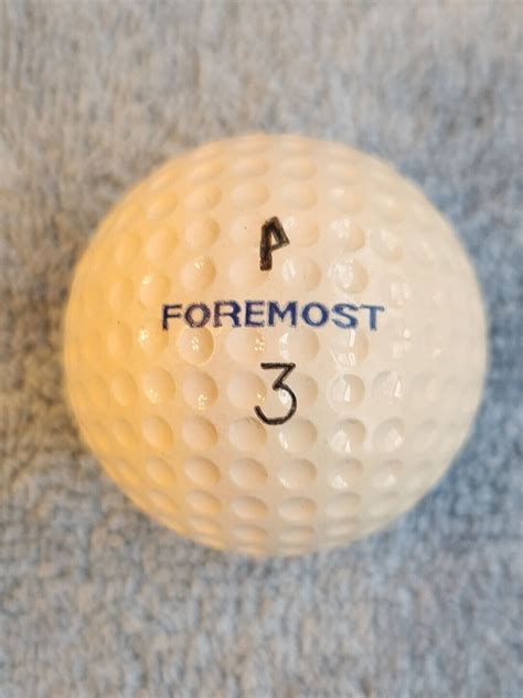 Foremost Vintage Used Golf Ball Caldwell Cover And Liquid Center Ebay