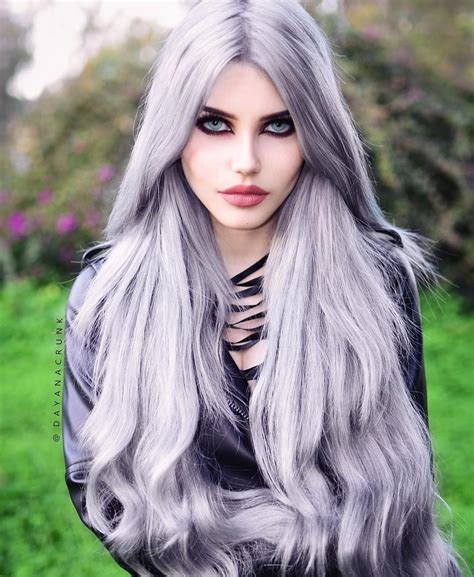 Dayana Crunk Goth Beauty Gothic Beauty Grey Hair Wig