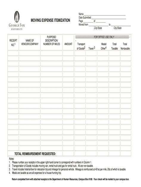 Moving Invoice Example Form Fill Out And Sign Printable Pdf Template