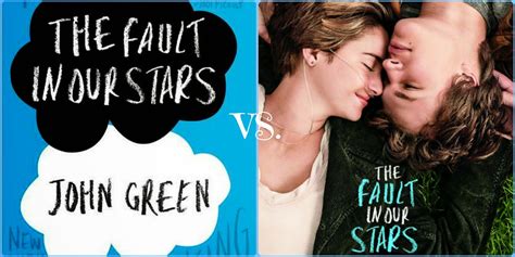 Juliana Grace Blog Space The Fault In Our Stars Book Vs Movie