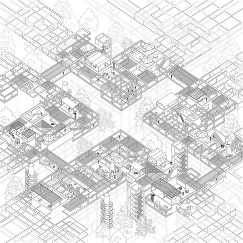 Axonometric View By Dimitrios Sotiropoulos From The Archit Flickr