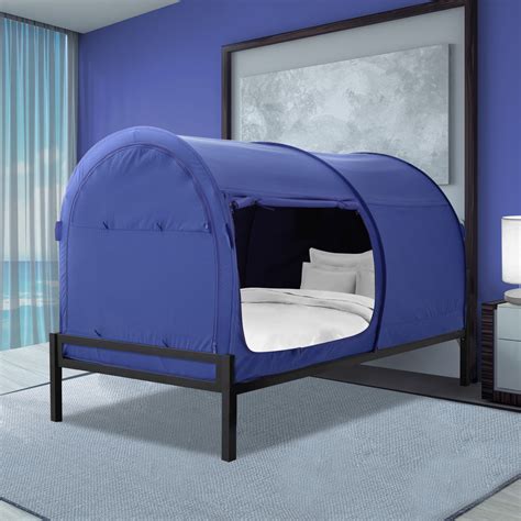 Enjoy free shipping on most stuff, even big stuff. Alvantor Bed Tent Pop Up Canopy Full Navy - Walmart.com ...