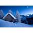Hut Winter Snow Mountain Landscape Wallpapers HD / Desktop And 