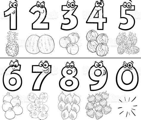 IMAGENES DE NUMEROS PARA COLOREAR