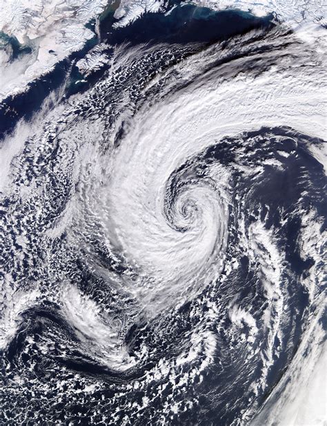 Low Pressure System In The North Pacific Ocean
