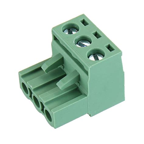 2 Edg 508mm Pitch 3pin Plug In Screw Pcb Terminal Block Connector Right Angle Sale