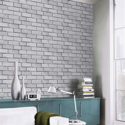 Arthouse Brick Wallpaper Glitter Realistic Effect Ebay