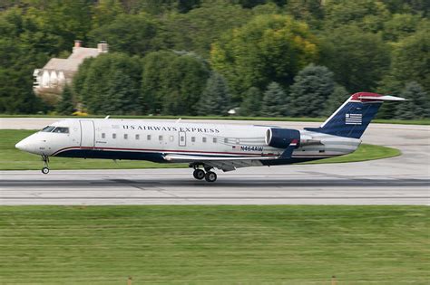 Us Airways Express Air Wisconsin Bombardier Crj 200 N464aw Kcmh