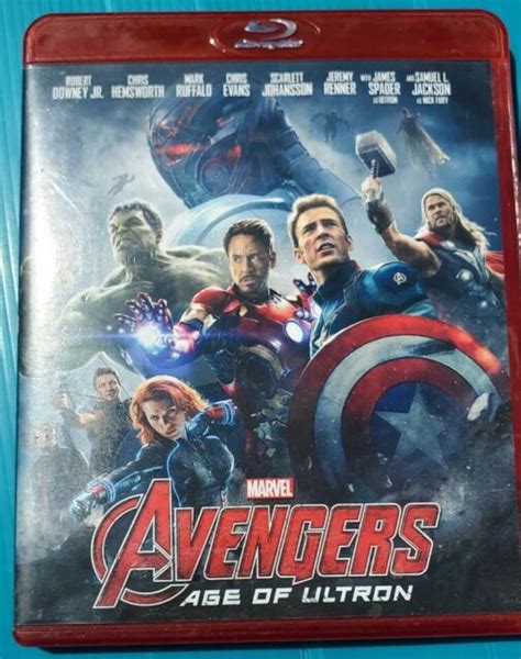 Marvel Avengers Age Of Ultron Blu Ray Disc No Digital Blueray Disc