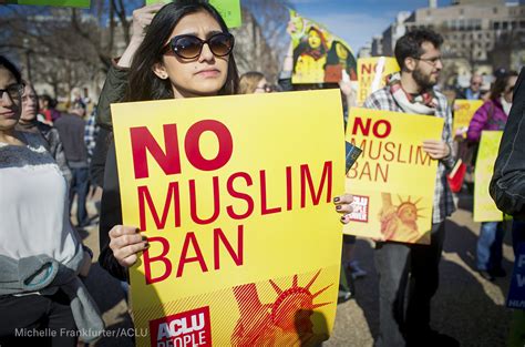 the supreme court s first great trump test the muslim ban aclu