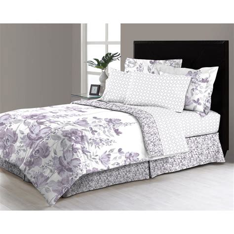See more ideas about comforters, comforter sets, bedding sets. Freida Floral 6-Piece Twin Bed in a Bag Comforter Set ...