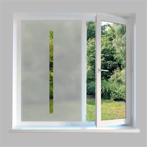 Vertical Line Frosted Window Film Pattern