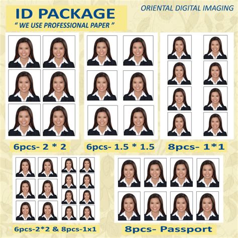 Id Picture Package We Use Professional Paper Lazada Ph