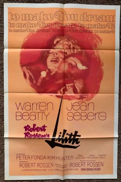 Original Lilith Movie Poster Jean Seberg Warren Beatty 1964 Robert Rossen 44 99 Picclick