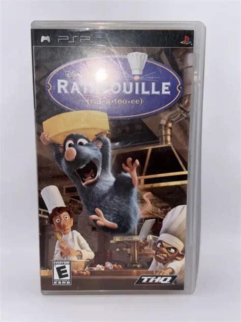 Disney Pixar Ratatouille Sony Playstation Portable Psp Complete Cib