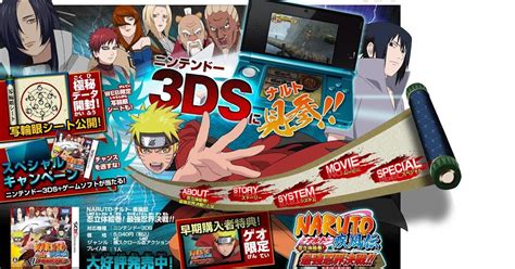 Chokocats Anime Video Games 2146 Naruto Nintendo 3ds