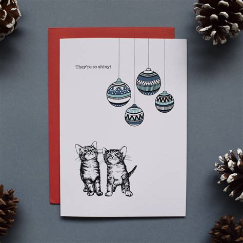 The Cat Collection Christmas Card Pack By Highland Jungle