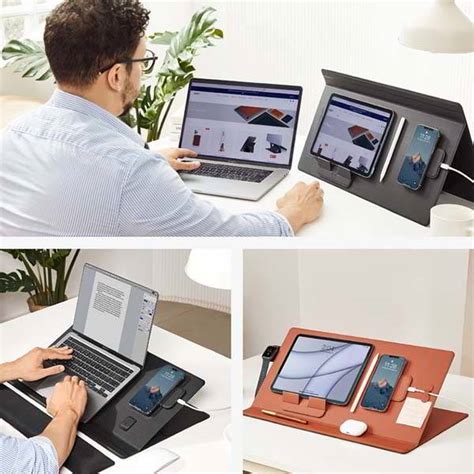 Moft Smart Desk Mat Serves As Laptop Stand Wireless Charger And More