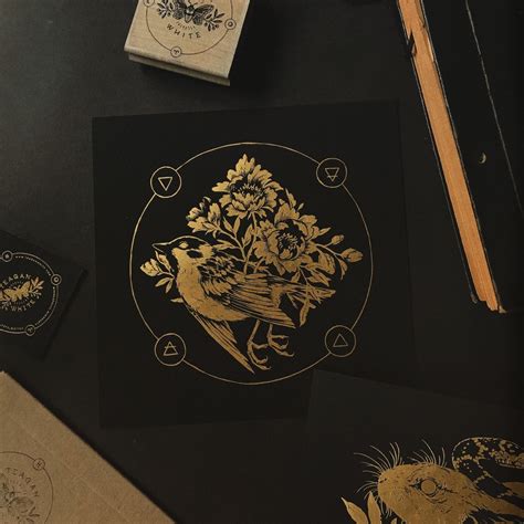 Teaganwhite These Gold Foil Stamped Art Prints Are Still Some