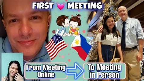 🇺🇸🇵🇭 ldr meeting for the first time filipina and american couple youtube