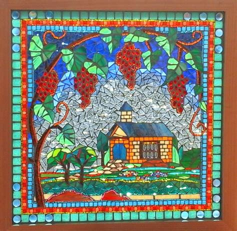 Kathleen Dalrymple Glass Artist Chapel In The Vineyard Glass On Glass Mosaic Stained Glass