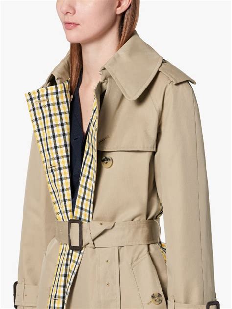 Honey Colour Block Trench Coat Lm 062bscb Mackintosh