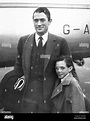 Actor Gregory Peck arriving in London with his son Jonathan Stock Photo ...