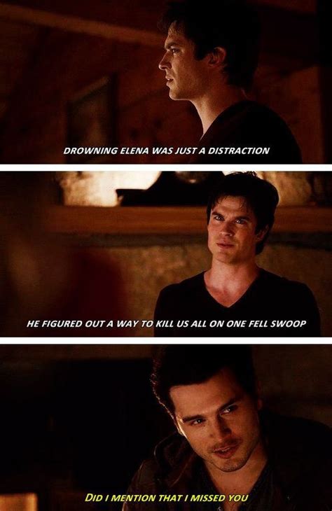 Elena cares about her younger brother jeremy. Damon and Enzo quotes | When Enzo was on the other side | Vampire diaries quotes, Vampire ...
