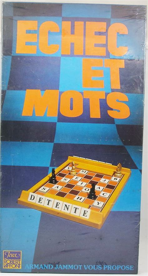 echec et mots board game by armand jammot jeux robert laffont 1979