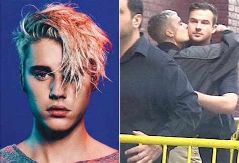 born again singer justin bieber pictured kissing his pastor ‘intimately photo