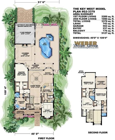 Florida Floor Plan Key West House Plan For The Home Pinterest