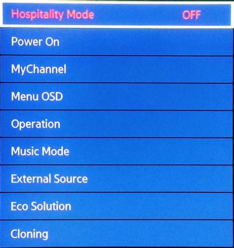 All digital tvs contain a secret service menu/engineering mode which allows users to access advanced menus/options and to today in this topic, we are going to share codes to access the hidden secret service menu in sony, samsung, lg and philips tv. Samsung System Menu - Astra 2