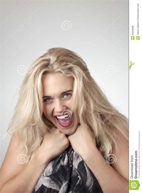 Crazy Woman Stock Image Image Of Charming Expressive 33563599