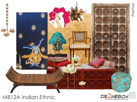 Indian Ethnic Mood Board By Dezinebox Indian Interior Design Indian