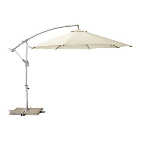 Enjoying good times outside in your patio, garden, or outdoor space shouldn't be dependent on the weather. KARLSÖ Parasol, hanging - beige - IKEA