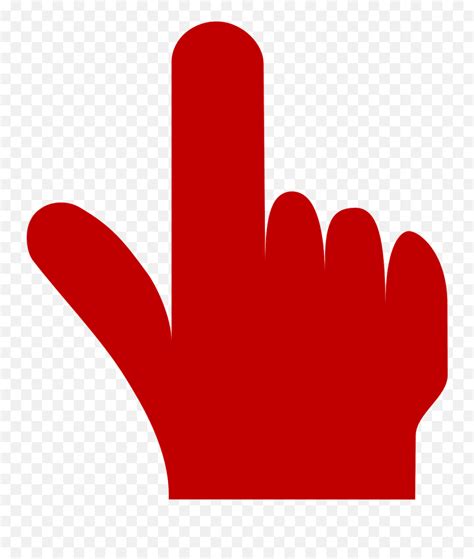 Finger Hand Index Pointer Red Finger Png Pointerpointer Finger Png