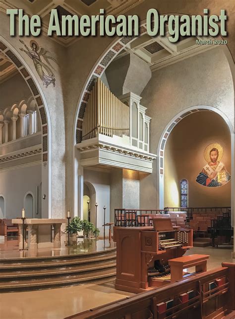 March 2020 Tao Feature Article American Guild Of Organists