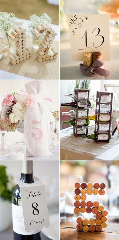 43 Creative Diy Wedding Table Number Ideas Praise Wedding Table