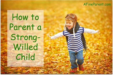 How To Parent A Strong Willed Child A Fine Parent