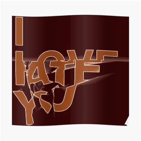 I Love You Text Arts Of Calligraphy Creativity And Lettering Poster