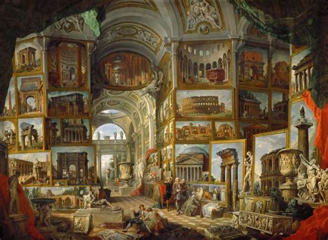 Giovanni Paolo Panini Ancient Rome 1757 Painting Art History Art