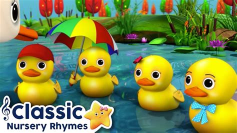 5 Little Ducks Classic Nursery Rhymes Little Baby Bum Youtube