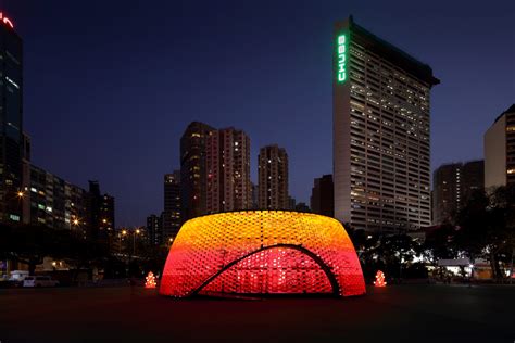 A Pavilion Made Of Recycled Plastic Bricks Materialdistrict