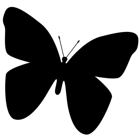 Butterfly Wings Silhouette