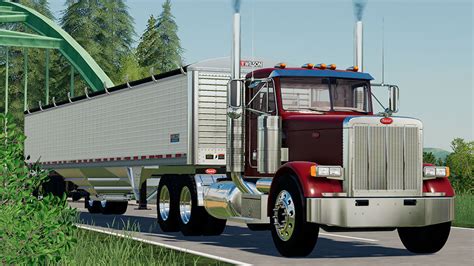 Fs19 Mods Peterbilt 379 Day Cab Semi Truck Yesmods Images And Photos