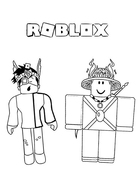 Roblox Character Men Coloring Page Printable Porn Sex Picture