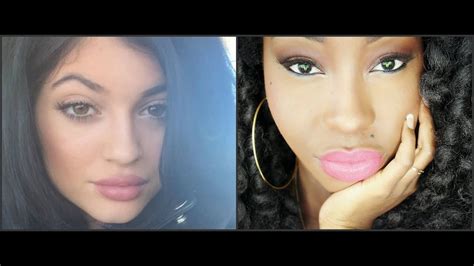 The Kylie Jenner Lip Challenge My Story Youtube