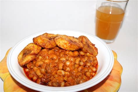 African Brown Beans And Plantain Toety Cuisine